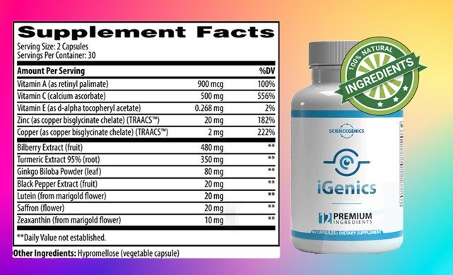 Igenics Ingredients